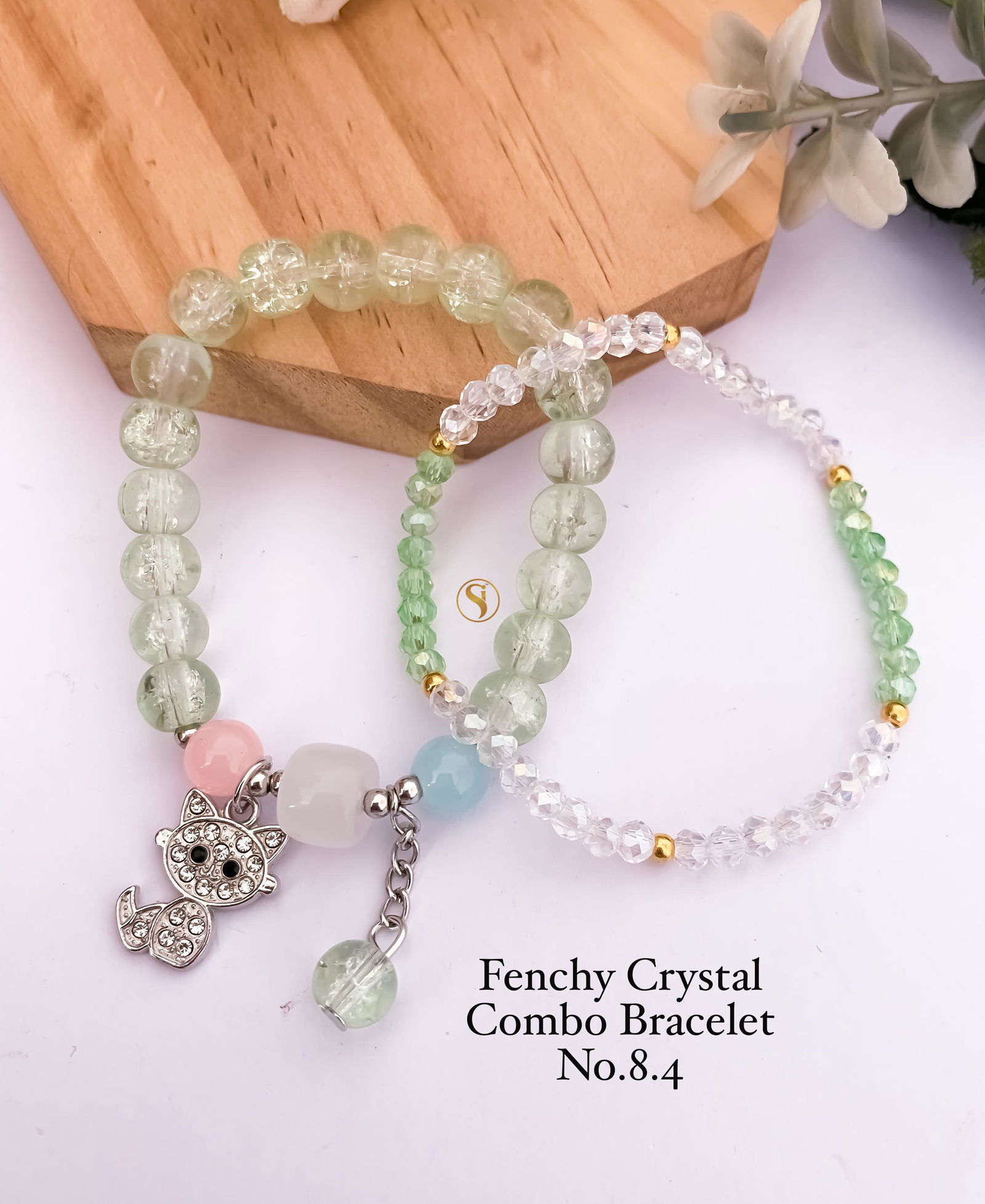 2 Fenchy Crystal  Bracelets Combo Wholesale Shop In Surat
